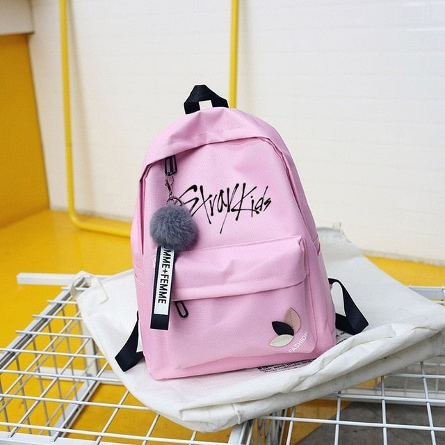 New Blackpink Twice Exo Got7 Backpacks Monsta X Wanna One Stray Kids Txt Women Backpack School BagPack Teenager Girl Sac A Dos